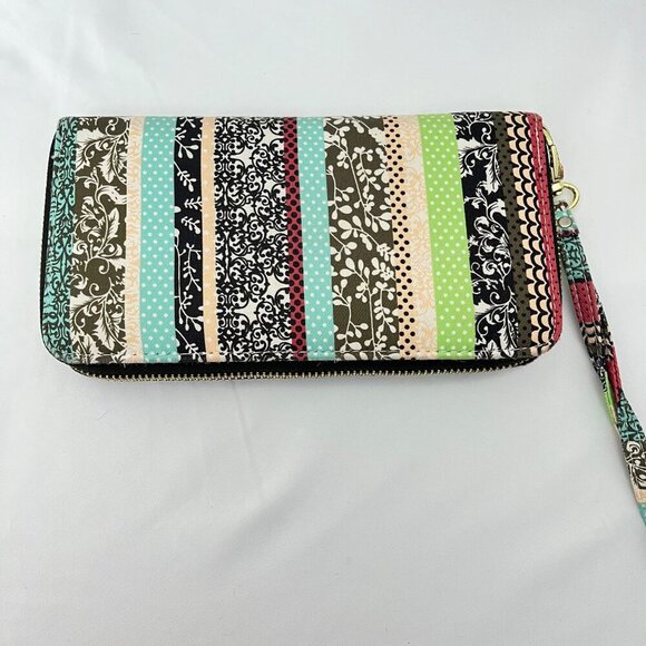 LOVESHE Women's Wallet RFID Blocking Bohemian style Credit Card Zip Around Phone - Picture 2 of 4
